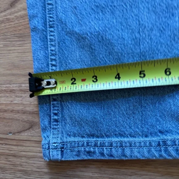 Anthropology Pilcro The Wanderer Relaxed Jeans Blue Denim Boho Straight 27 - Picture 12 of 16